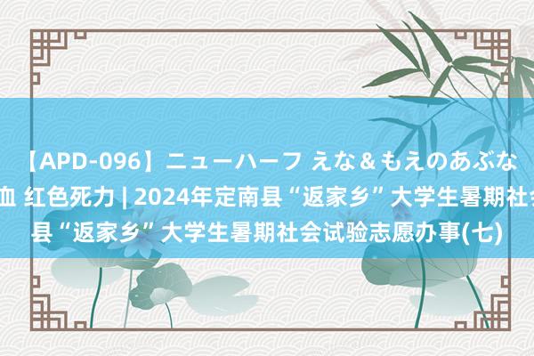 【APD-096】ニューハーフ えな＆もえのあぶない課外授業 芳华热血 红色死力 | 2024年定南县“返家乡”大学生暑期社会试验志愿办事(七)