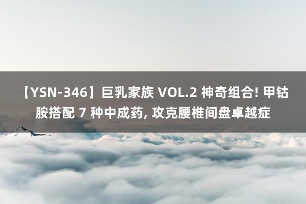 【YSN-346】巨乳家族 VOL.2 神奇组合! 甲钴胺搭配 7 种中成药, 攻克腰椎间盘卓越症